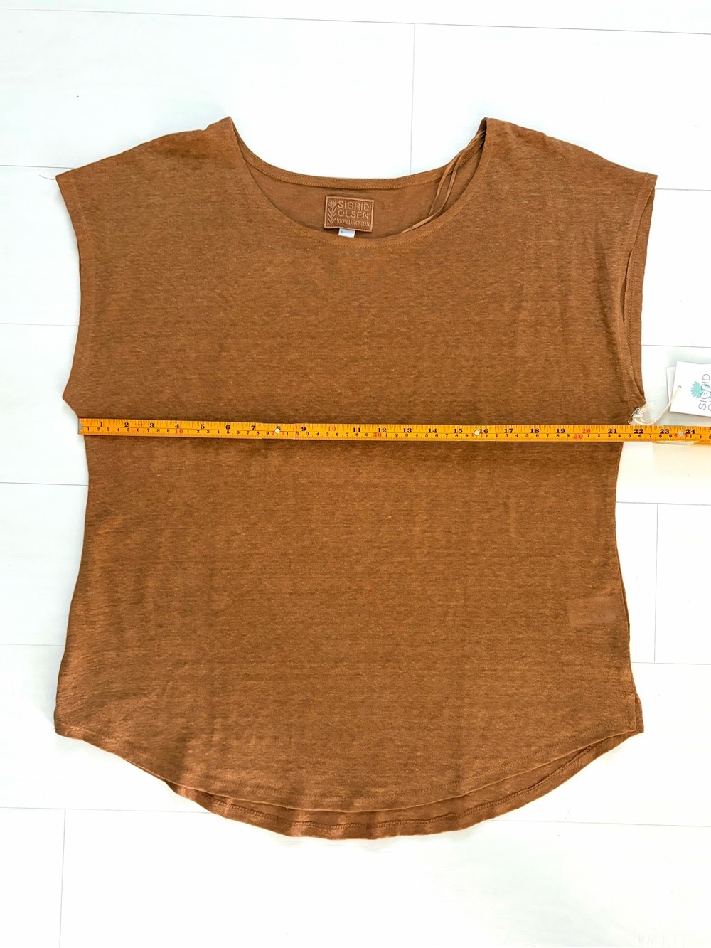 Sigrid Olsen Linen Top - NWT - Women’s XL - Picture 7 of 10